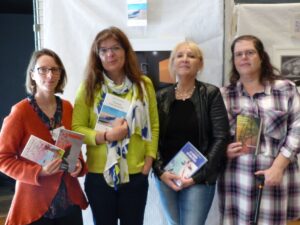 Salon du livre de Châteaubriant 21 & 22.10.2017 - Clémence Morghane Smith, Michelle Brassard, Marie-Laure Bourdel et Sophie Herrault