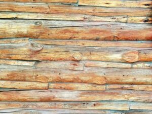 Effet mur en bois naturel