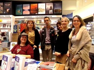 Dédicaces à l'espace culturel du E. Leclerc Atlantis Nantes/Saint Herblain le 13.05.2017 : Sophie Herrault présente ses romans avec 3 autres auteures locales