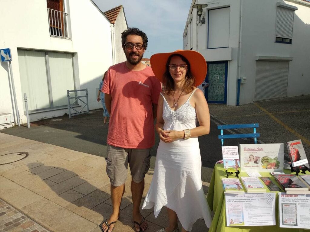David Couturier & Sophie Herrault - Dédicaces Party à l'épicerie bio et local "La bonne quantité" - La Tranche sur Mer (13.08.2022)