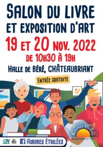 Affiche Salon du livre Châteaubriant 2022