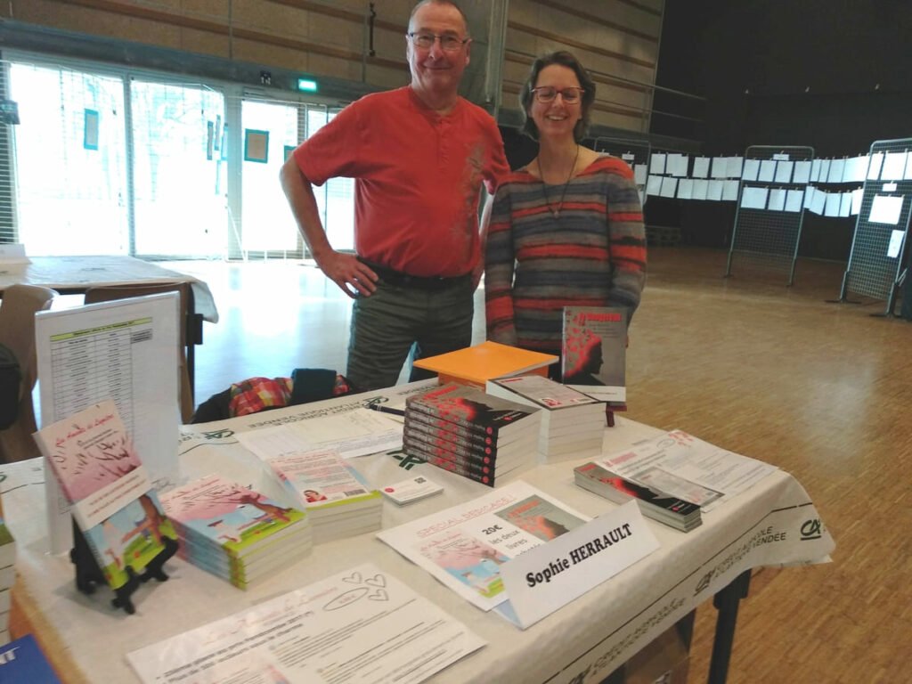 Patrice Perron et Sophie Herrault - Salon du livre Châteaubriant 11.2022