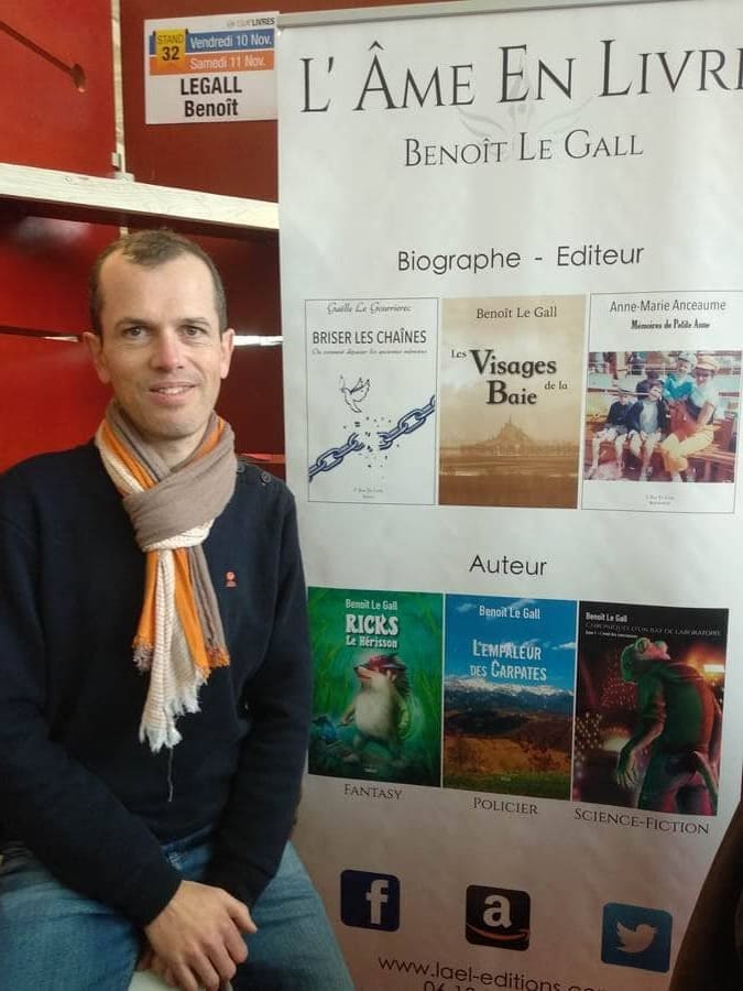 Benoit Le Gall - L'âme en livre (maison d'édition)