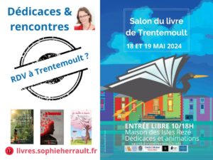 Affiche salon du livre de Trentemoult 18 et 19 mai 2024