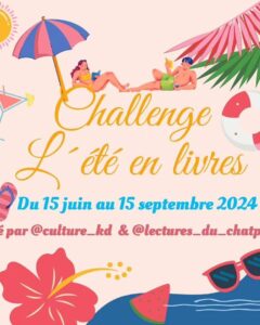 2024 - Challenge l'été en livres - 1