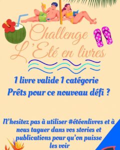 2024 - Challenge l'été en livres - 2