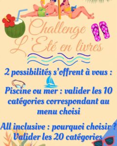 2024 - Challenge l'été en livres - 3