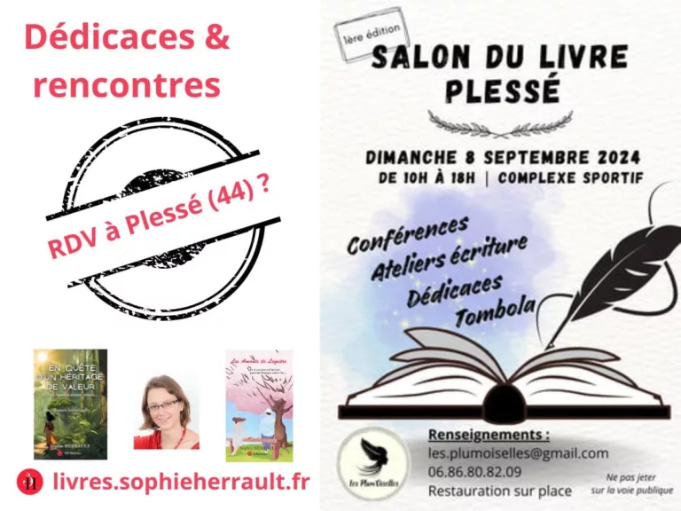 Affiche Salon du livre de Plessé 2024