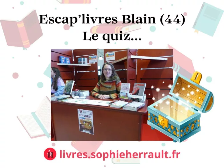 Quiz salon du livre Blain 11.2024