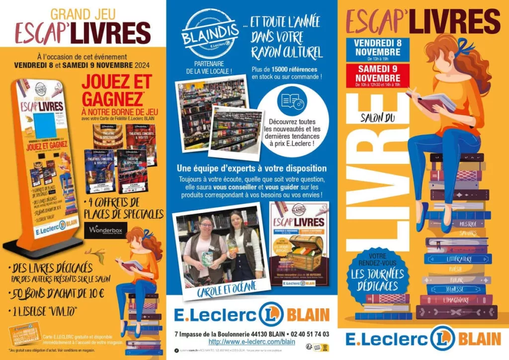 Programme Escap'livres Blain 2024(1)