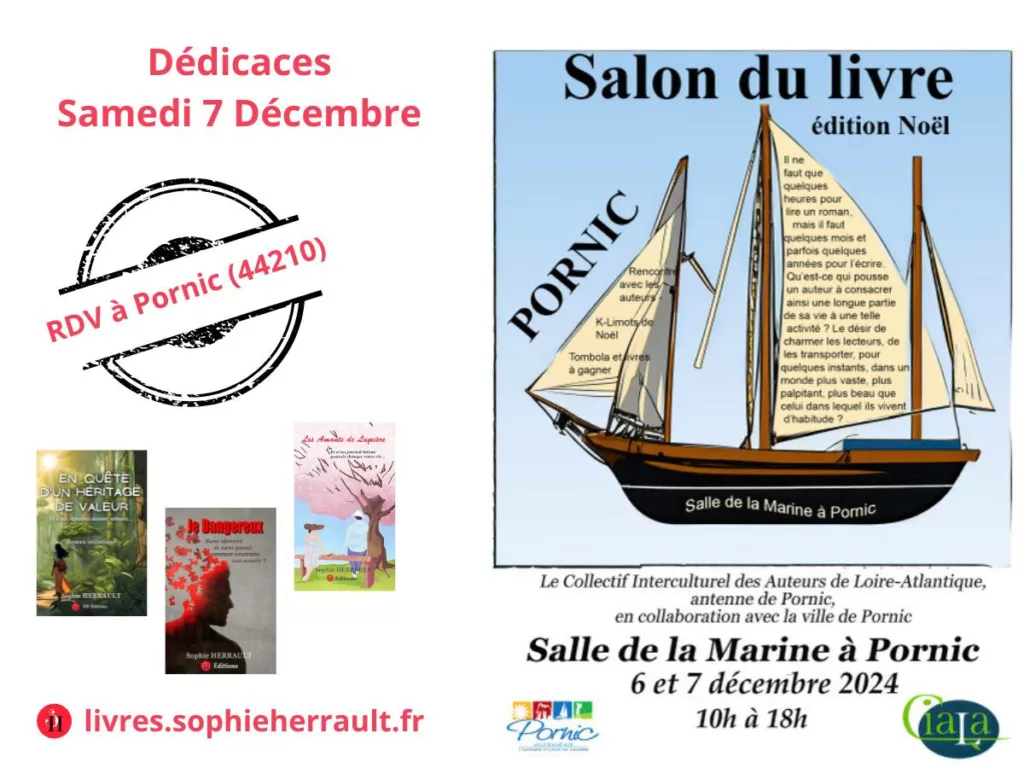 Affiche Salon du livre de Pornic 2024