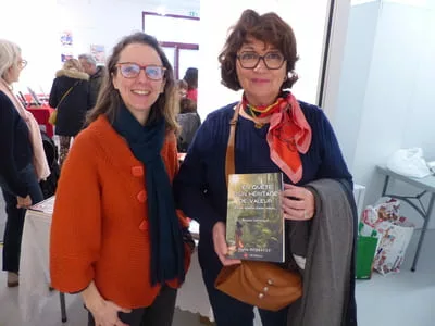 Sophie Herrault et Christine Gouraud au salon de Pornic 12.2024