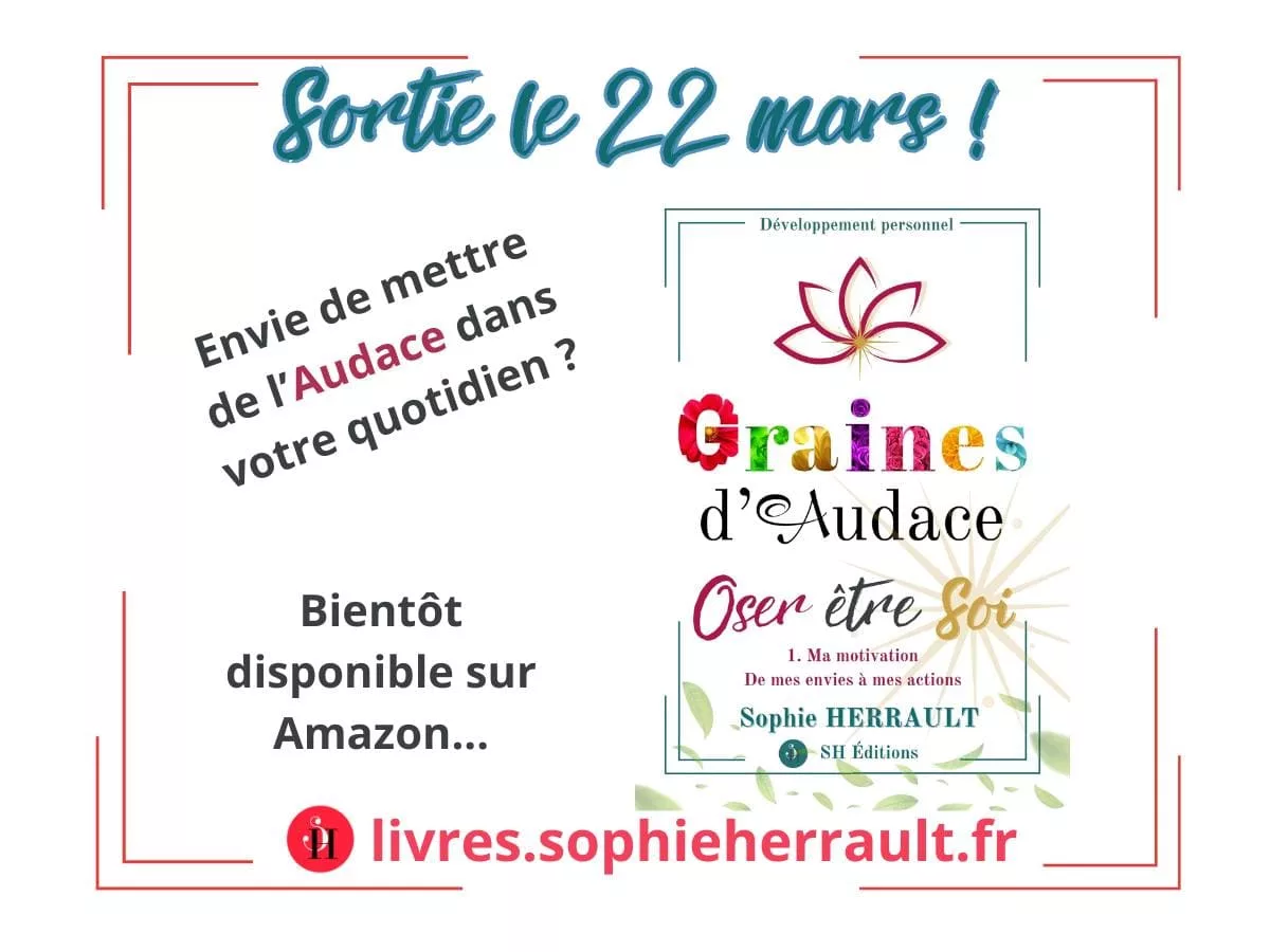 Couverture du livre de développement personnel Graines d'audace tome 1 (Sophie Herrault)