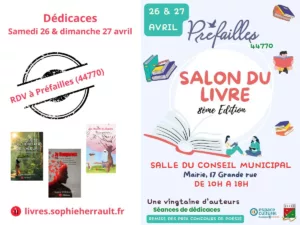 Affiche Salon du livre Préfailles 2025
