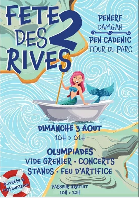 Affiche Pénerf Fête des 2 rives 2025