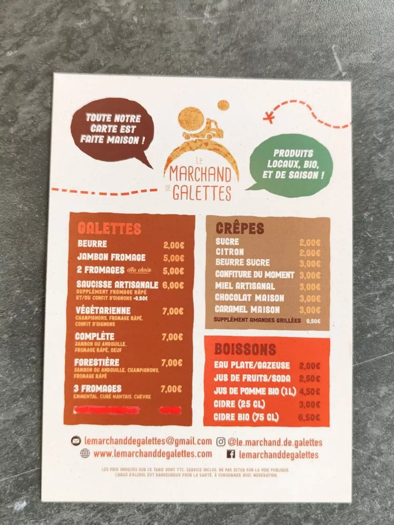 Restauration crêpes et galettes (Plessé 2025)